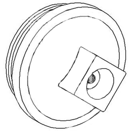 Aftermarket A- Replacement Hub Cap (Threaded) 191495M1